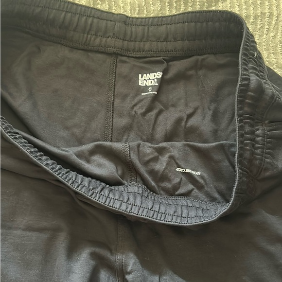 Lands End Starfish Flare Leg Pant Size XL Black Wide Leg Pant Comfy Athleisure - Picture 4 of 11